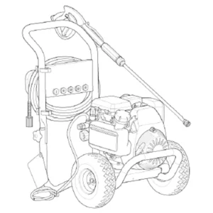 POWER BOSS 020777-00 Pressure Washer - Equipment Model Image